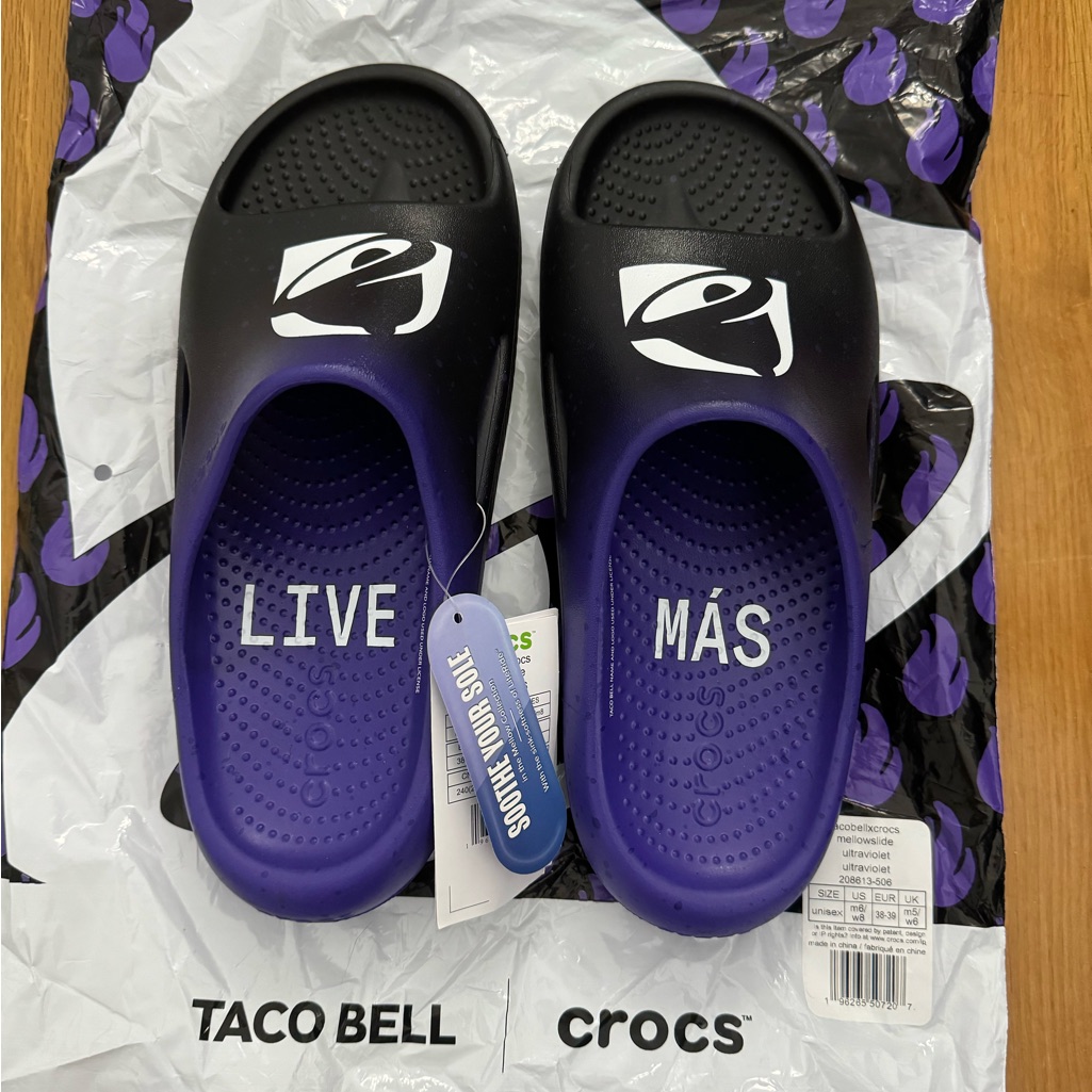 Taco Bell Crocs Brand New
